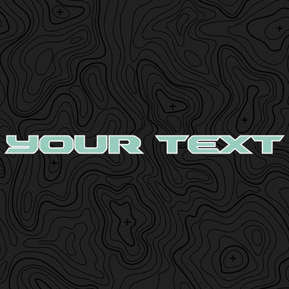 Soft Colors Hood Lettering | Set of 2