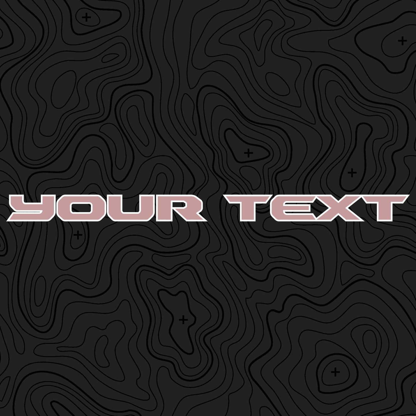 Soft Colors Hood Lettering | Set of 2