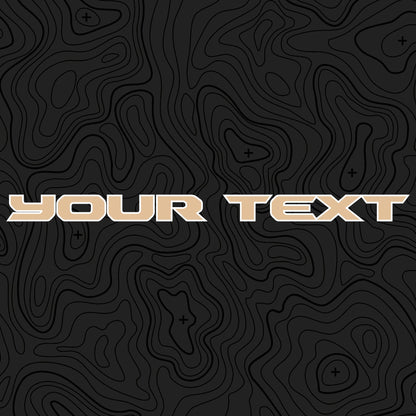 Soft Colors Hood Lettering | Set of 2