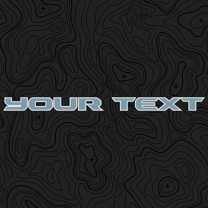 Soft Colors Hood Lettering | Set of 2