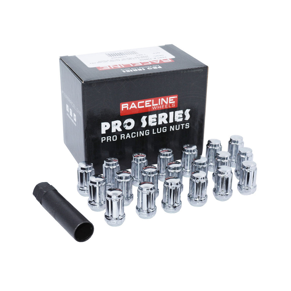 L73807ANV 12X1.50 CHROME SPLINE 5 LUG KIT NO VALVE STEMS