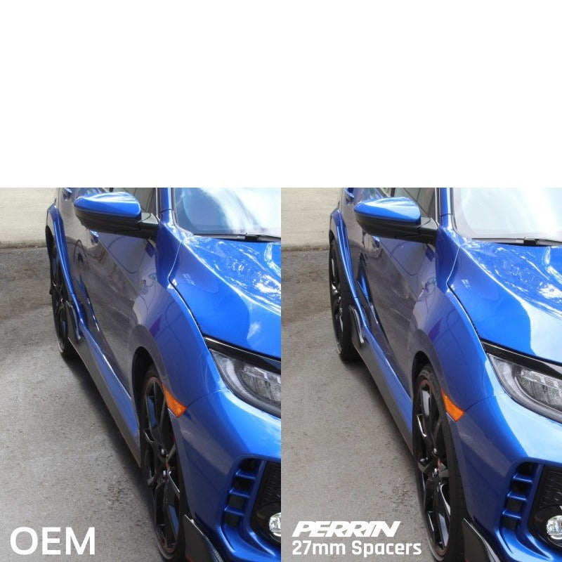 Perrin [17+ Honda Civic Type R] Wheel Spacer Set 5x120 27mm Pair