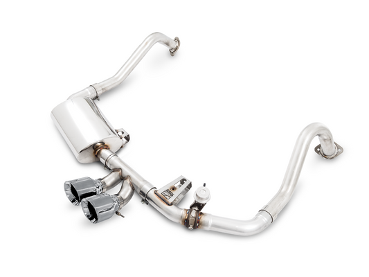 AWE Tuning SwitchPath Exhaust for Porsche 718 Boxster / Cayman (PSE Only) - Chrome Silver Tips 3025-32020