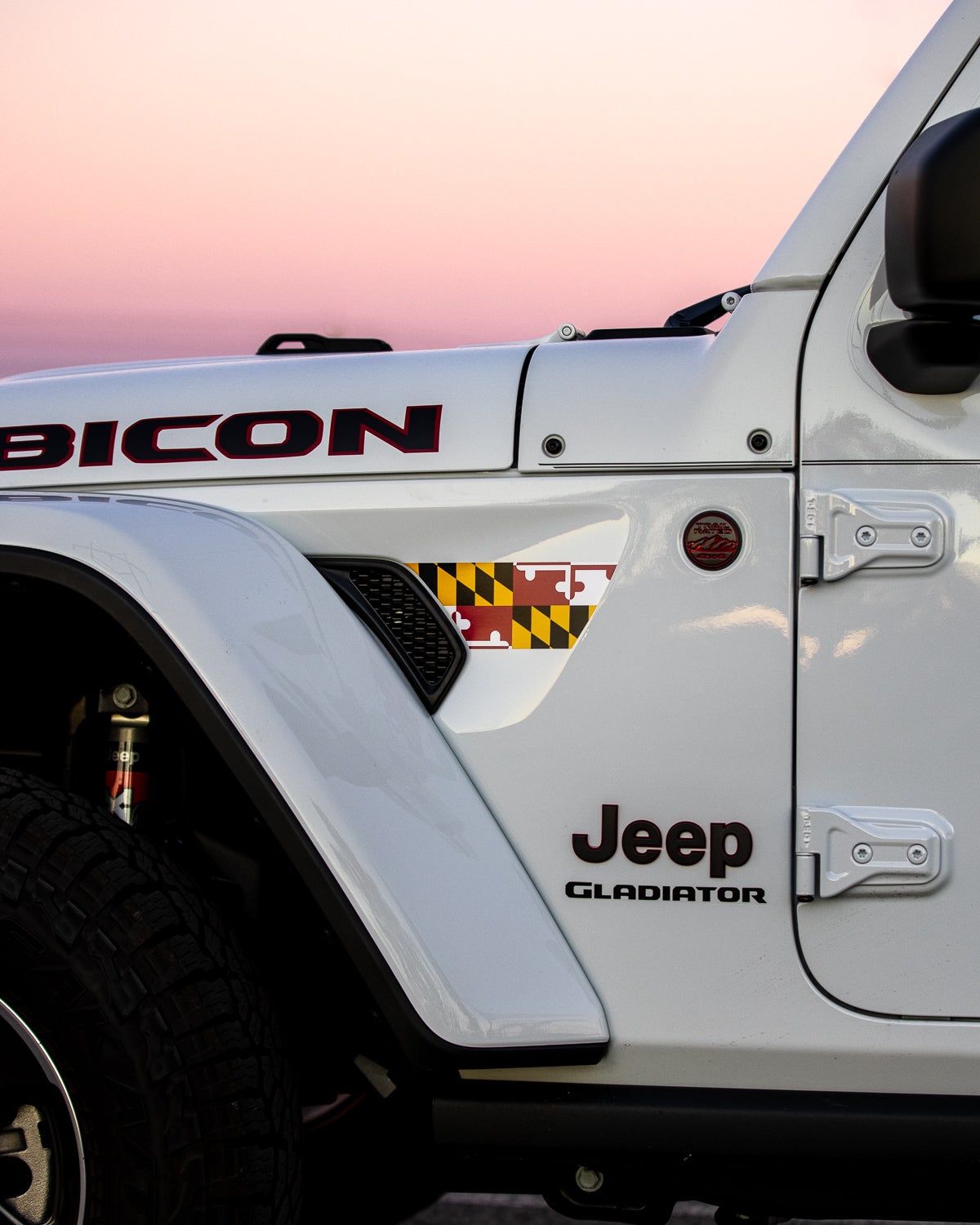 Fender Vent Decal Set | State Flag - fits Wrangler JL & Gladiator JT