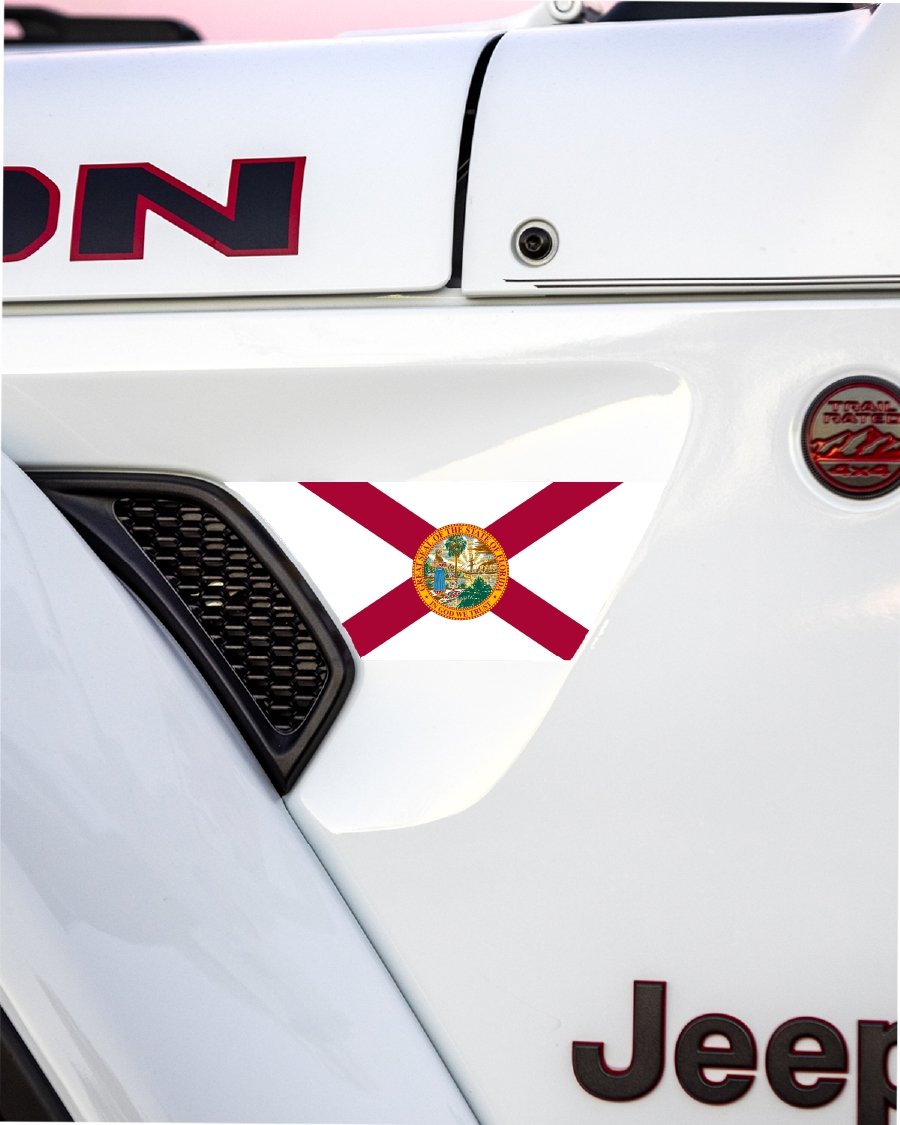 Fender Vent Decal Set | State Flag - fits Wrangler JL & Gladiator JT