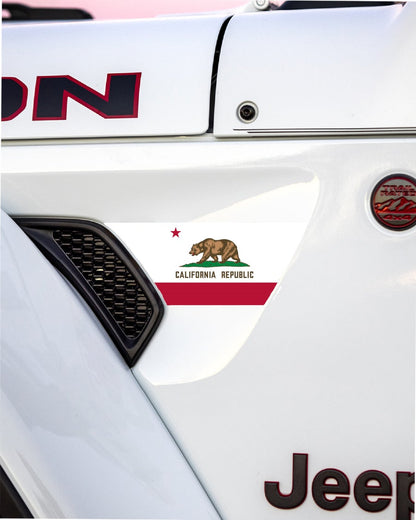 Fender Vent Decal Set | State Flag - fits Wrangler JL & Gladiator JT