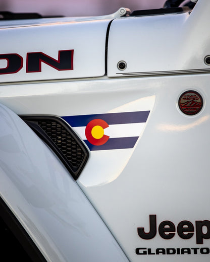 Fender Vent Decal Set | State Flag - fits Wrangler JL & Gladiator JT