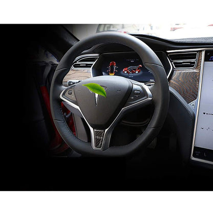 Steering Wheel Interior Sticker for Tesla Model S Model X 2016-2019