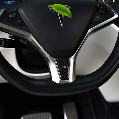 Steering Wheel Interior Sticker for Tesla Model S Model X 2016-2019