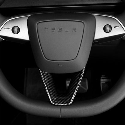 Steering wheel V-cover for Model 3 Highland & Model Y Juniper