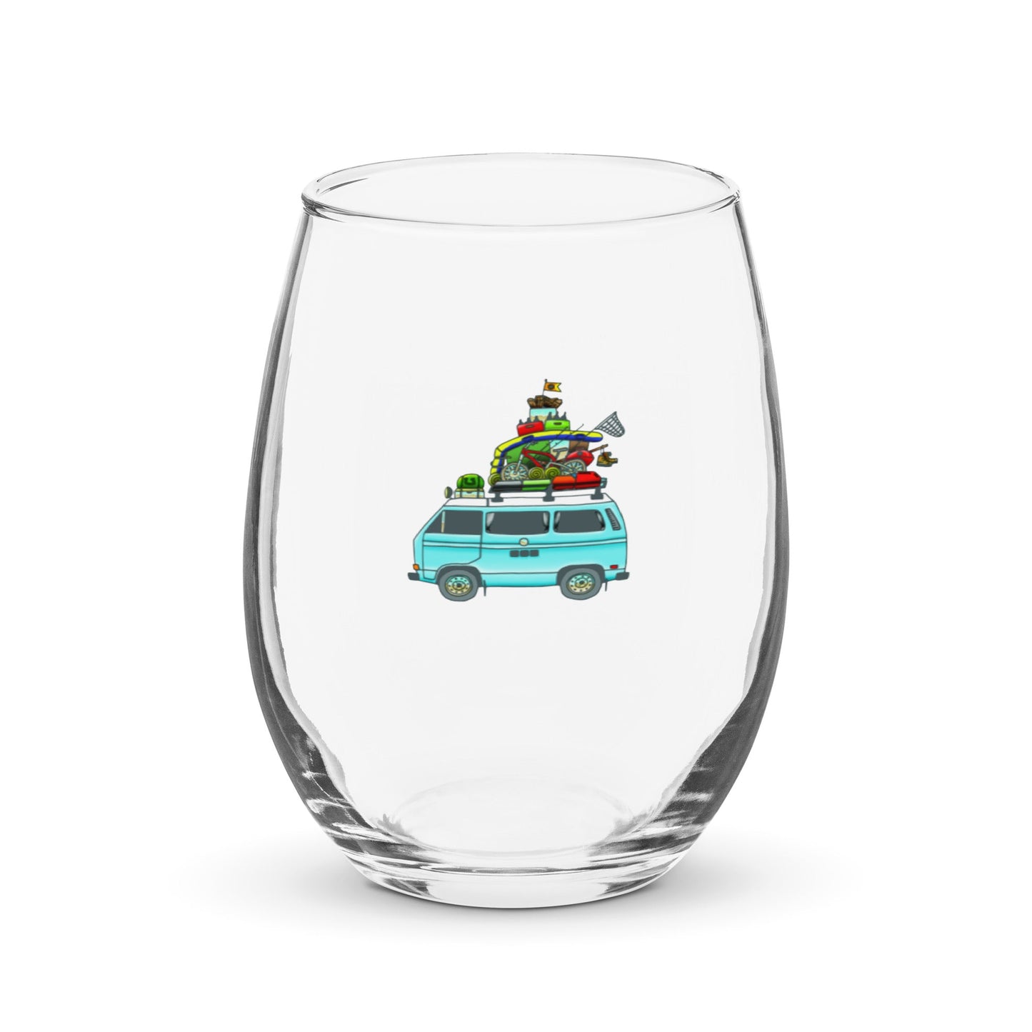 RAD Vanagon Stemless Wine Glass