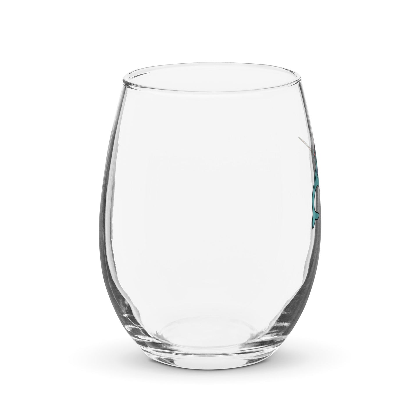 Narwhal Ned Stemless Wine Glass