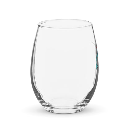 Narwhal Ned Stemless Wine Glass