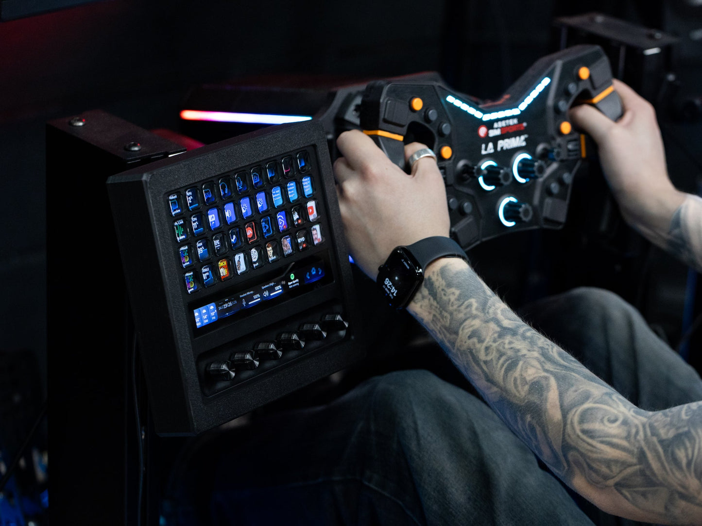 Stream Deck + XL Enclosure with Metal Swivel Mount