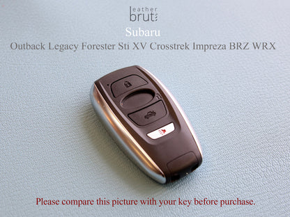 Subaru Series [1] Leather Key Fob Cover