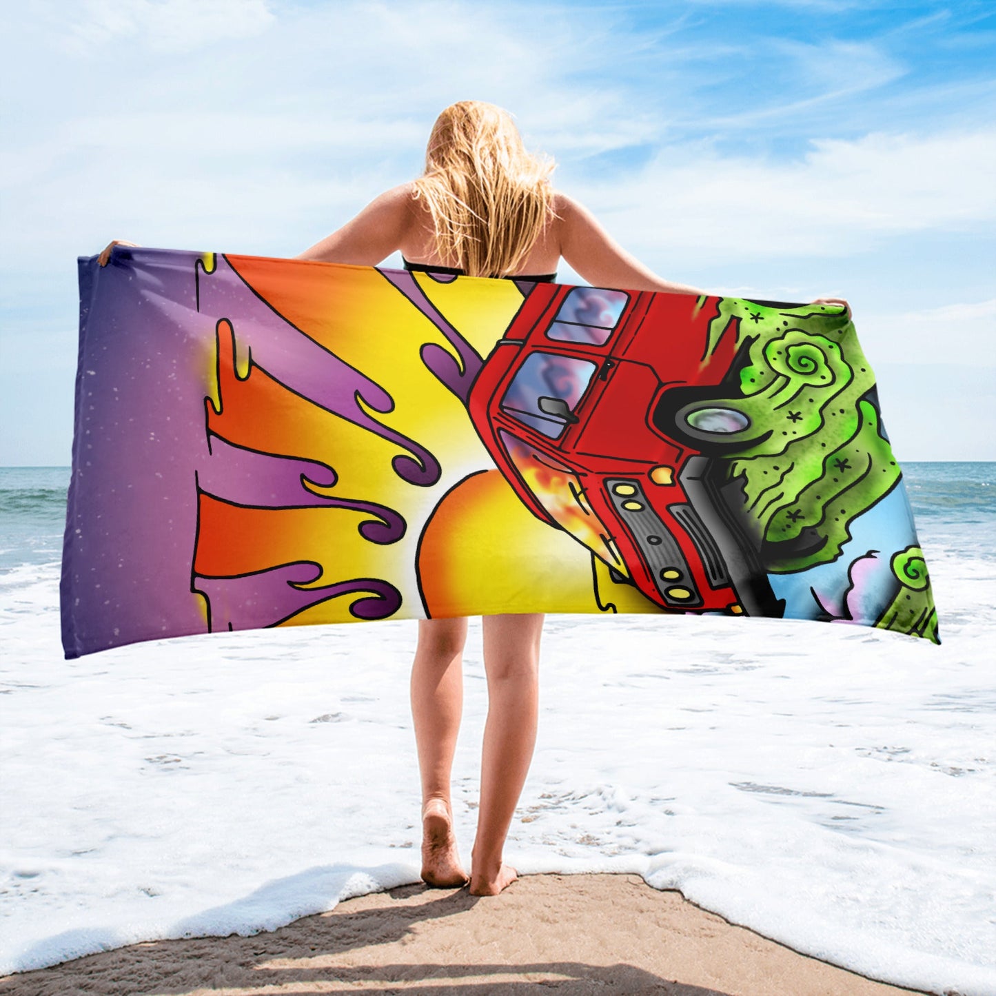 Van & Sun Beach Towel