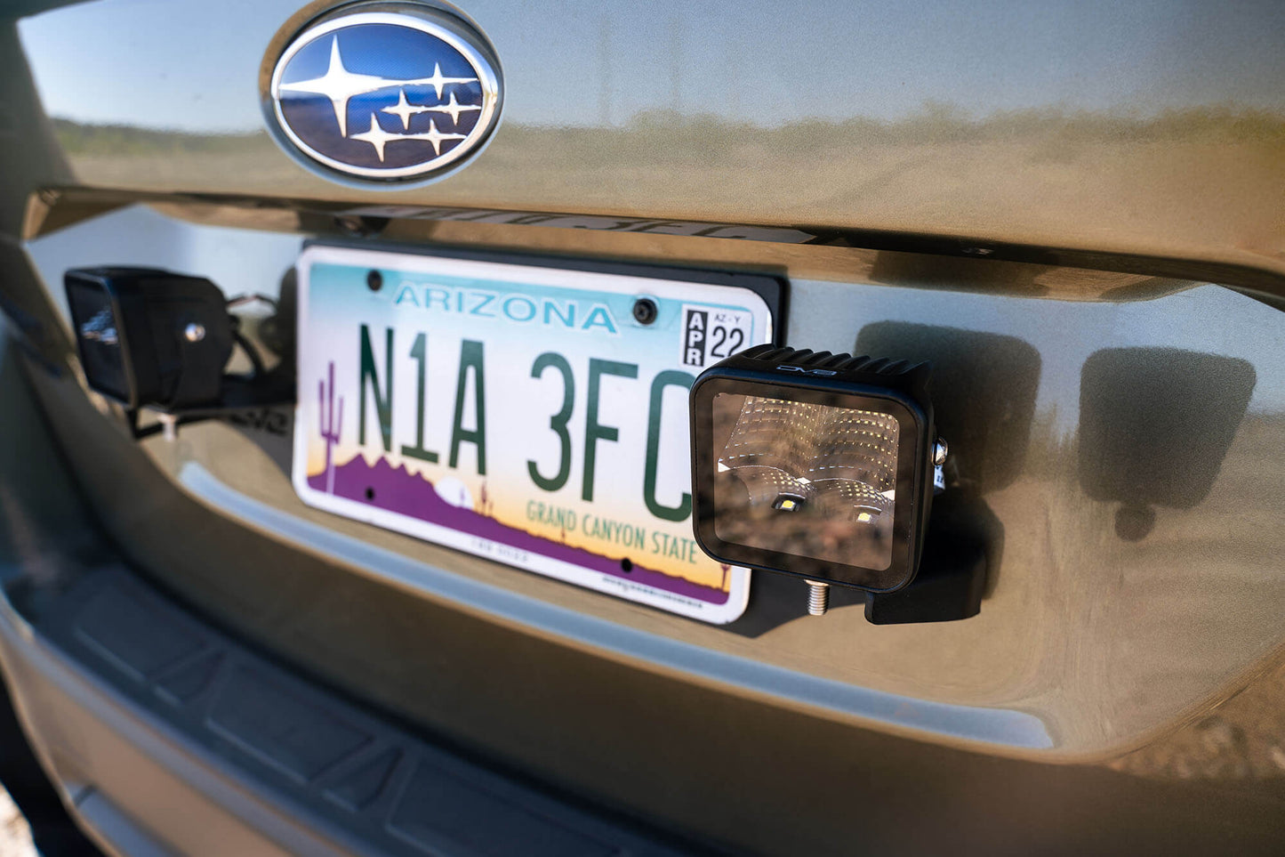 License Plate Bracket with Pod Light Mounts & Bottle Opener