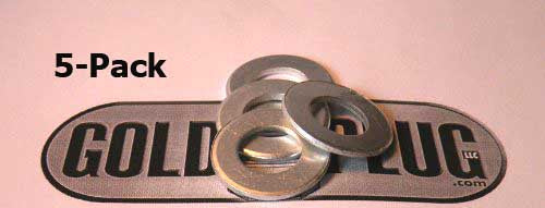 SW07 10mm GoldPlug Aluminum Drain Plug Crush Washer - 5-Pack