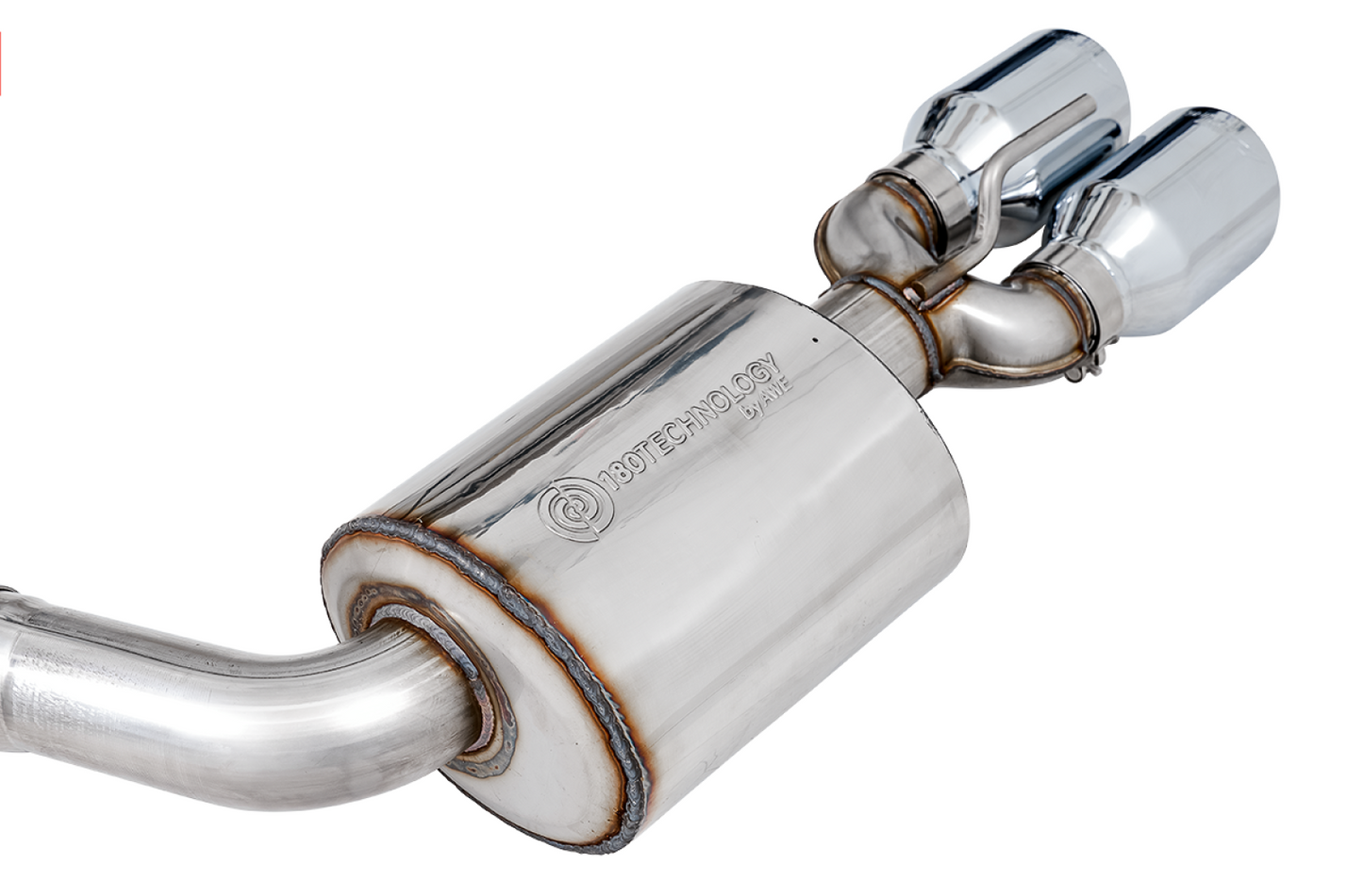 AWE Tuning Touring Edition Exhaust for 15 Challenger 5.7 - Non-Resonated - Chrome Silver Quad Tips 3020-42076