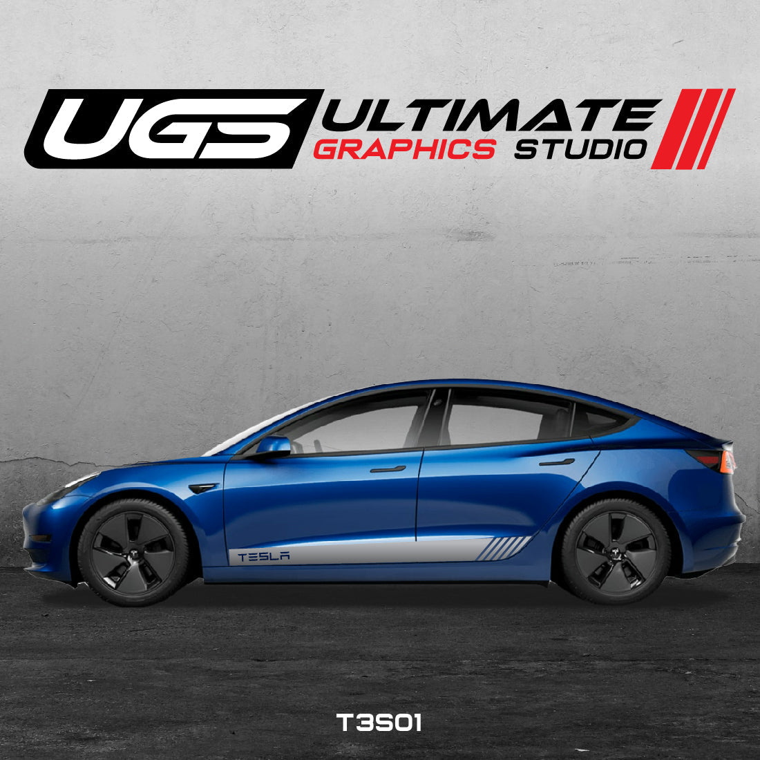 Tesla Side Graphics