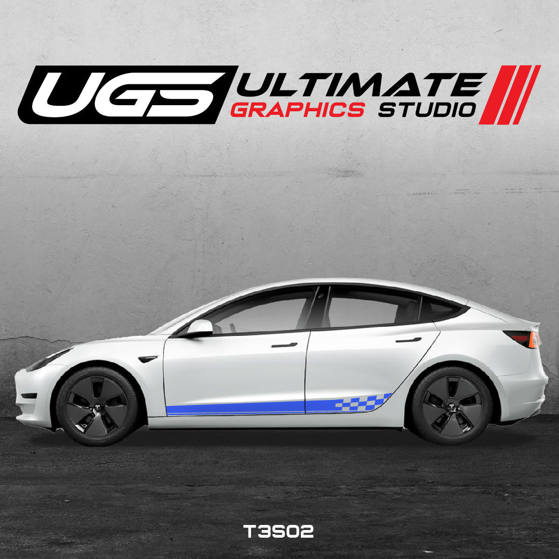 Tesla Side Graphics