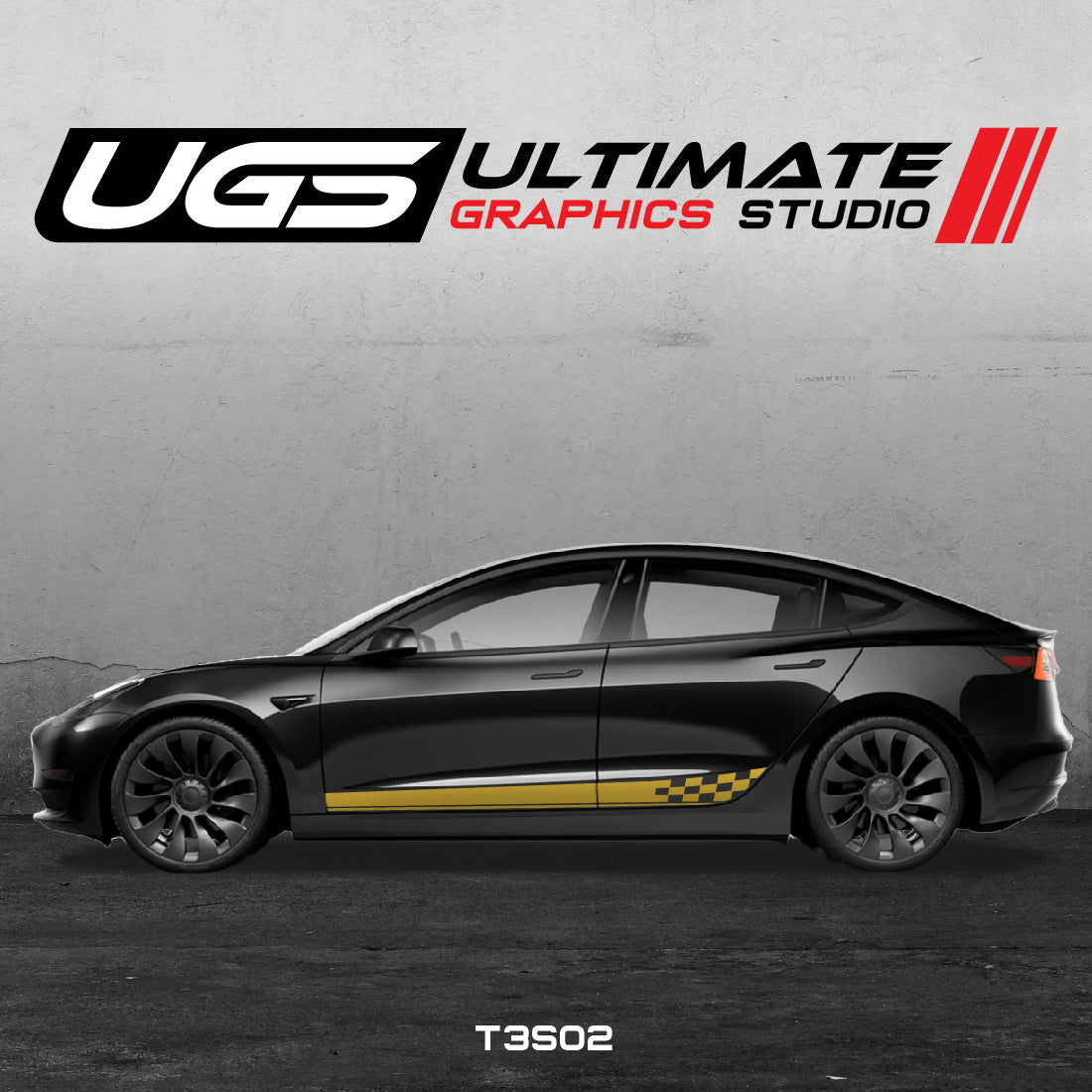 Tesla Side Graphics