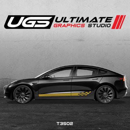 Tesla Side Graphics