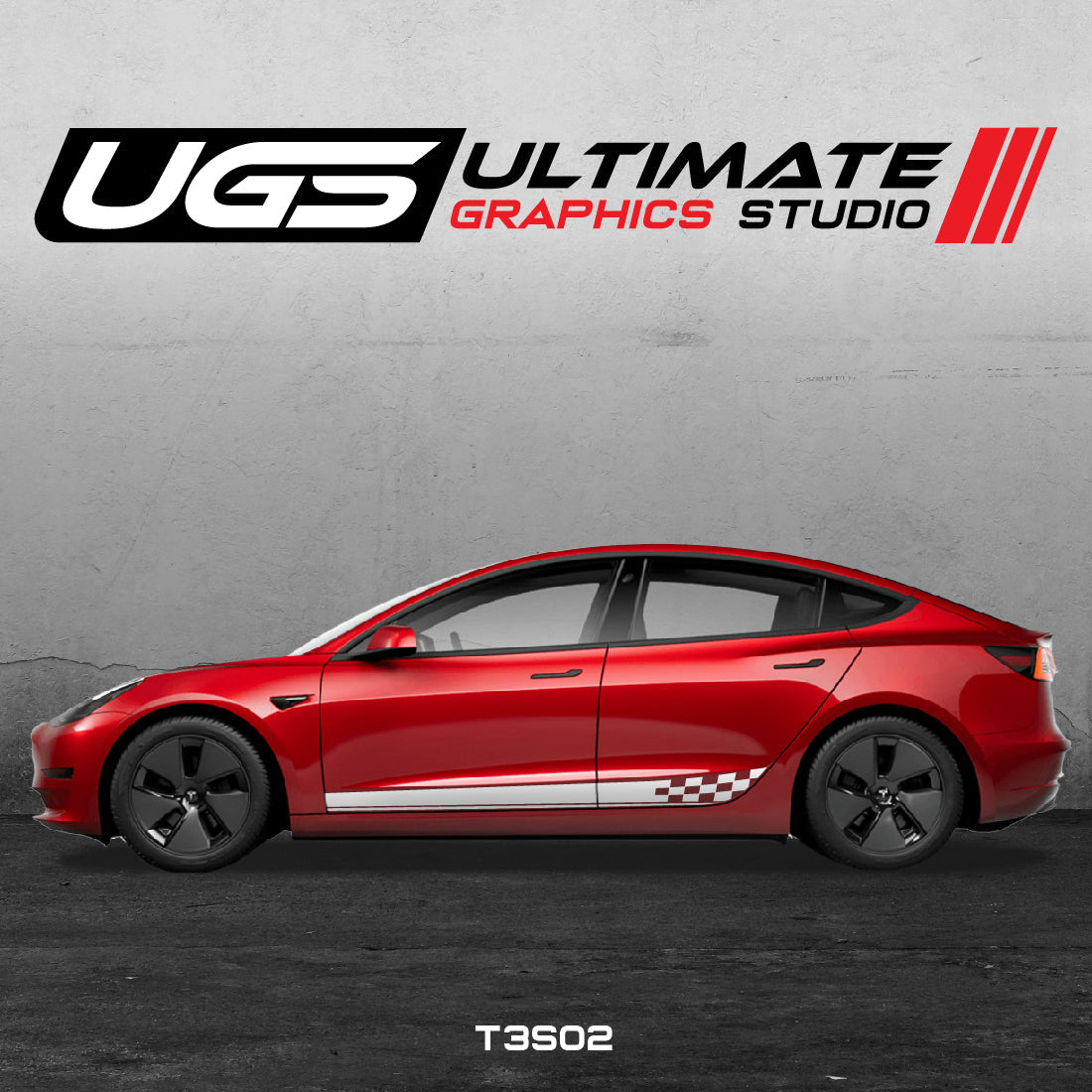 Tesla Side Graphics