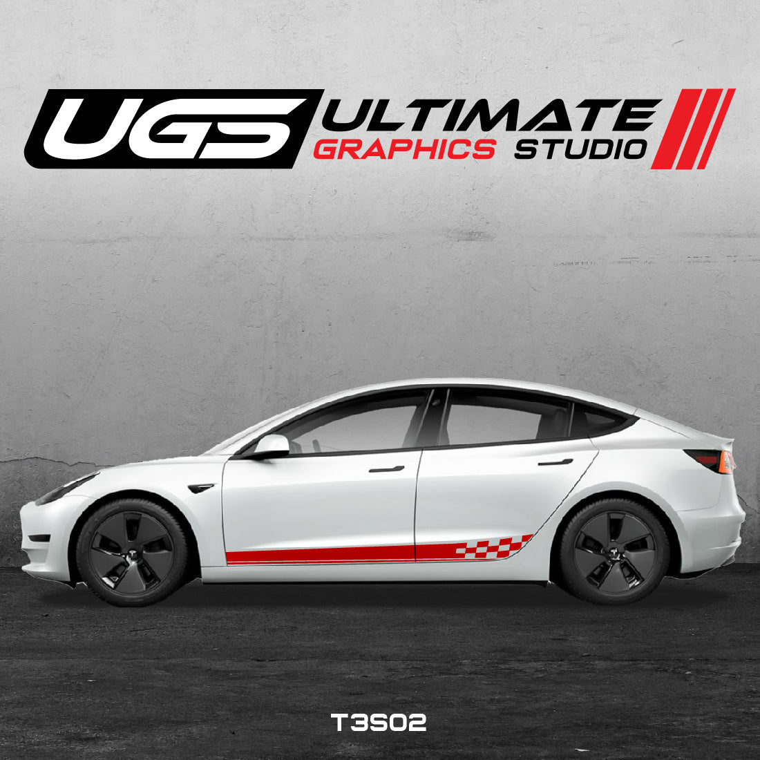 Tesla Side Graphics