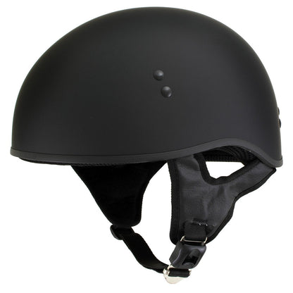 Hot Leathers T68-SP 'The O.G.' No Logo Flat Black DOT Helmet with MP7922FMSET Heated Balaclava Bundle