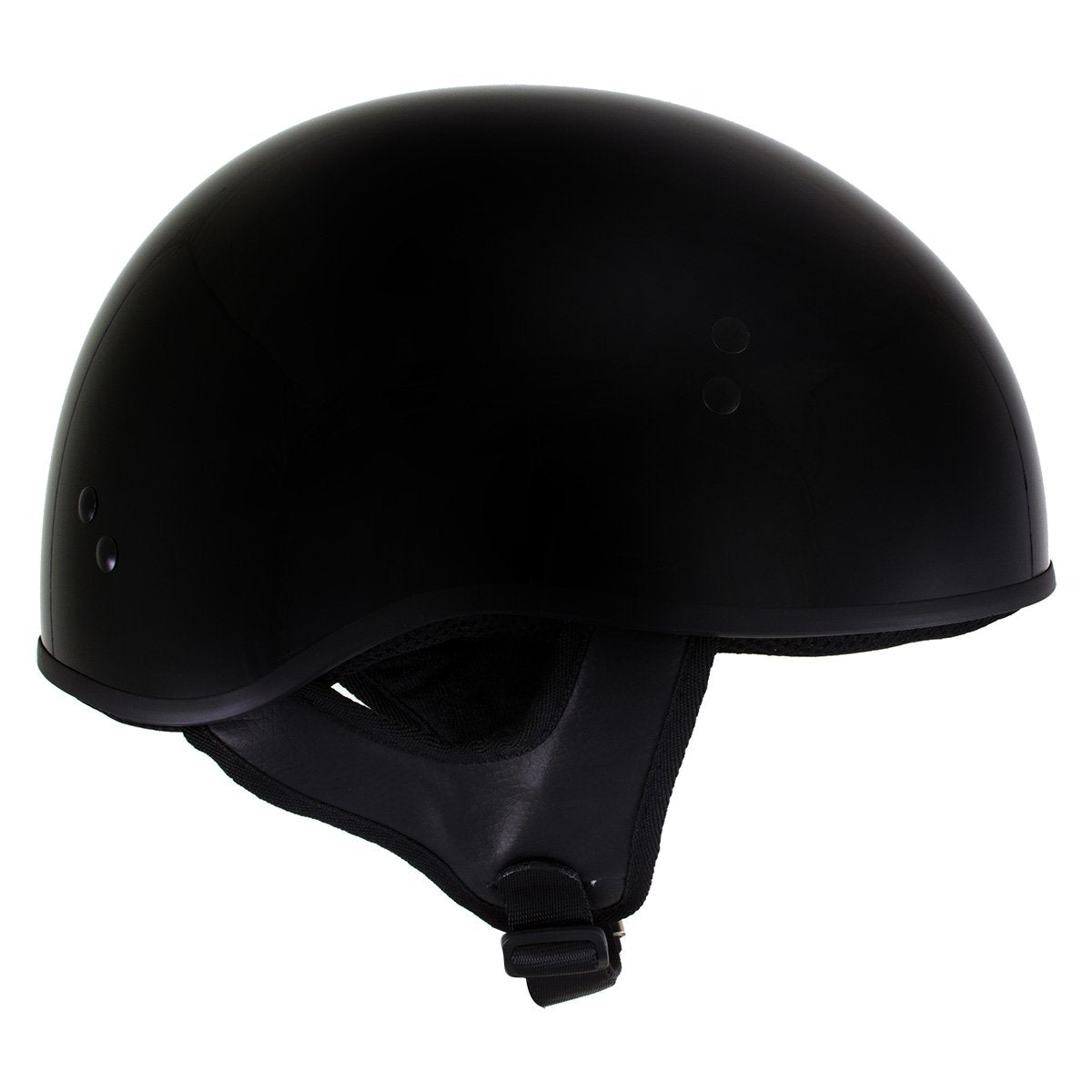 Hot Leathers T68 'The O.G.' Gloss Black DOT Helmet with MP7922FMSET Heated Balaclava Bundle