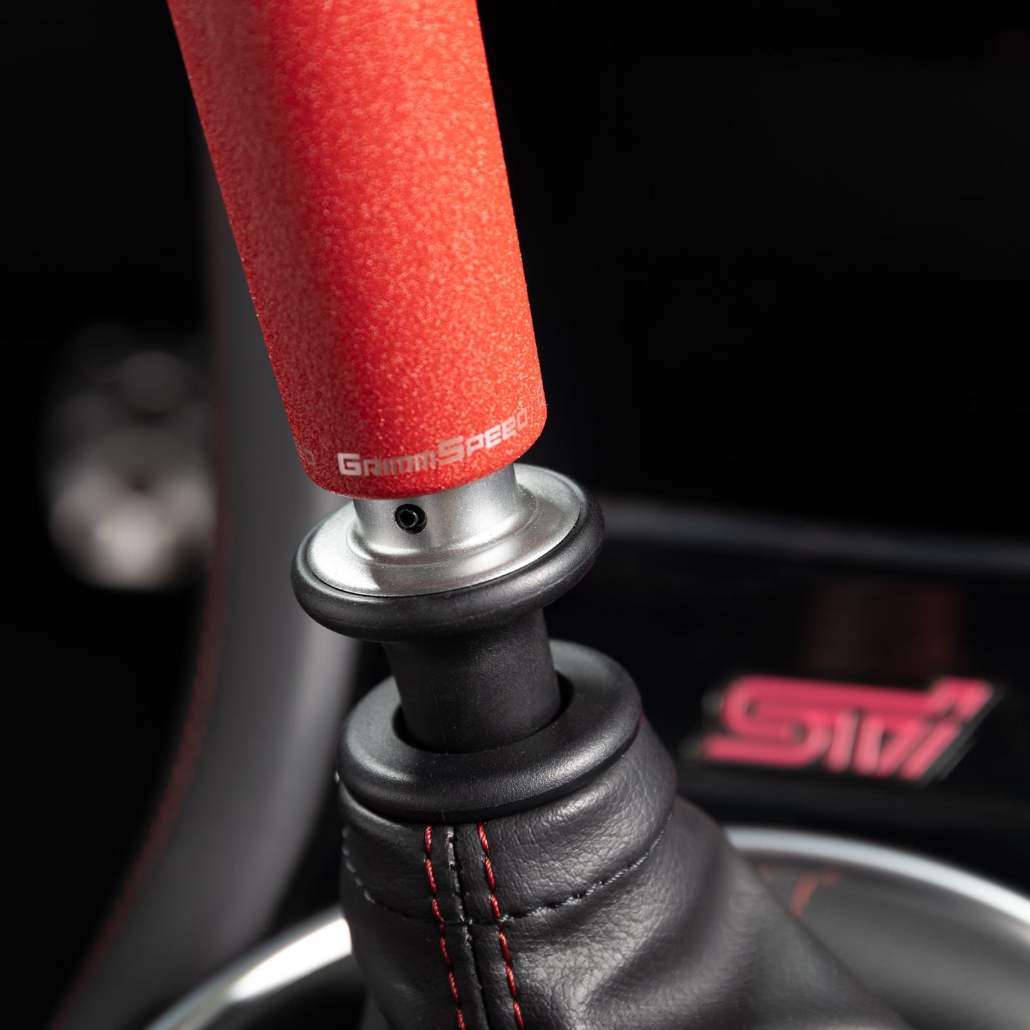 Grimmspeed Tallboy Shift Knob - Red - Universal GRM380008