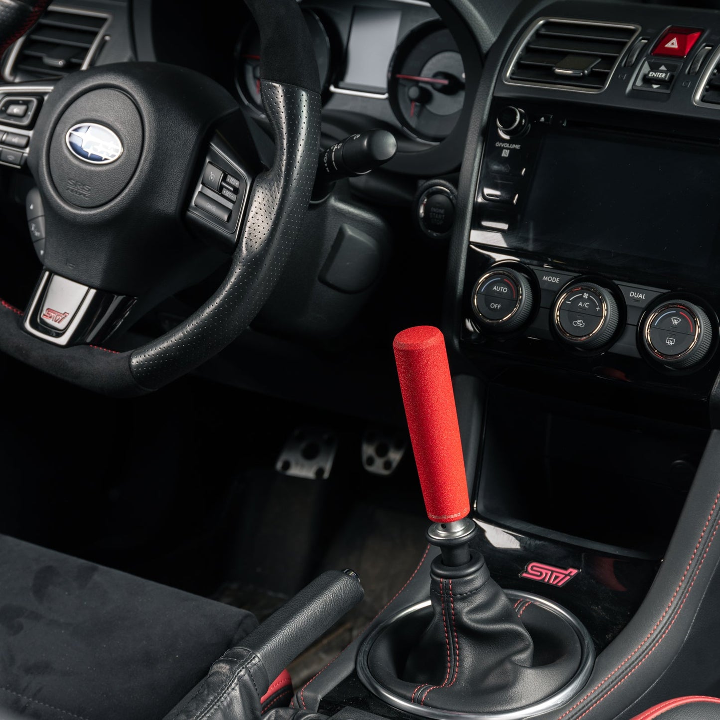 Grimmspeed Tallboy Shift Knob - Red - Universal GRM380008