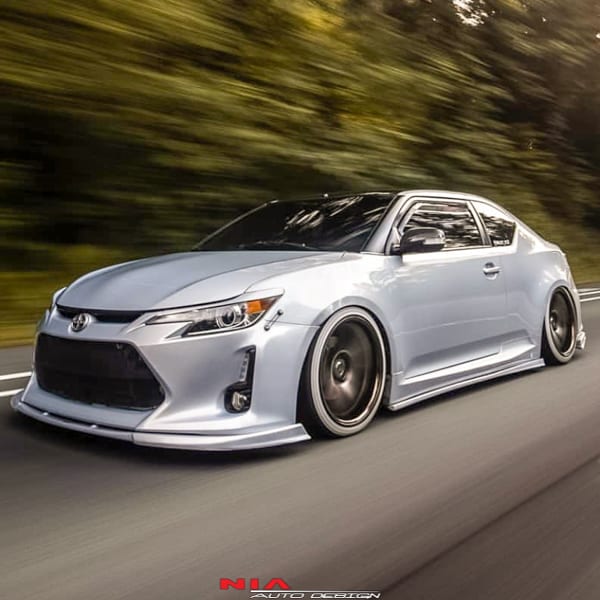 NIA Scion tC NIA Side Skirts Splitter Lip body kit 2011-2014 TC11-SD-RWB