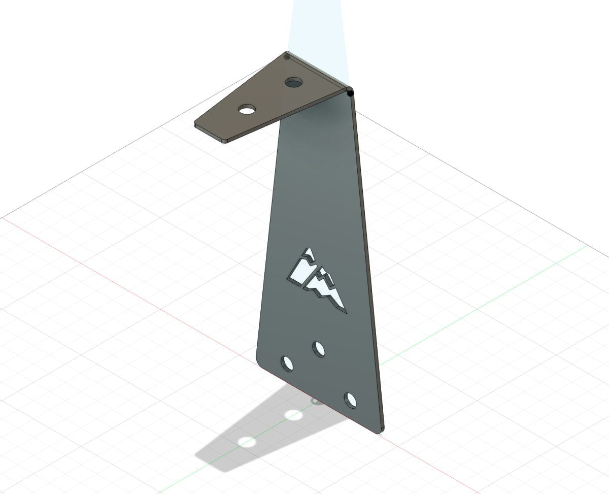 Teardrop Trailer Roof Rack Brackets - Digital Files