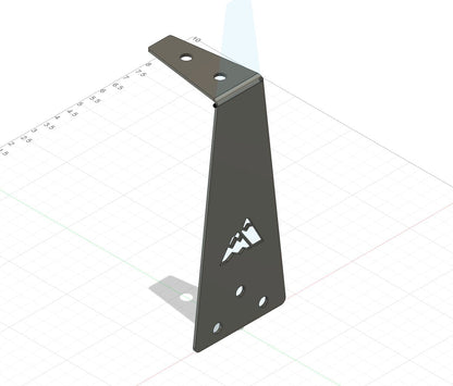 Teardrop Trailer Roof Rack Brackets - Digital Files