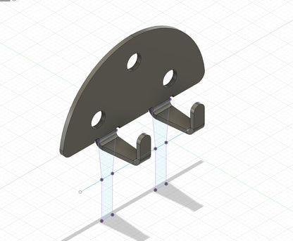 Teardrop Trailer Roof Rack Brackets - Digital Files