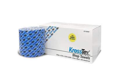 KrossTex® Shop Towel Rolls | 800 Ct Per Case (2 Rolls) | Telesto Products