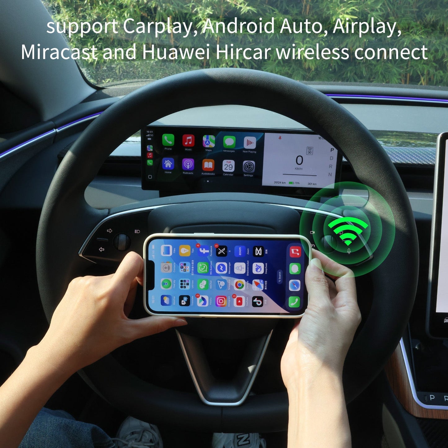 TESERY 10.88′′ Touch Screen Instrument Cluster Dashboard Display for Model 3/Y