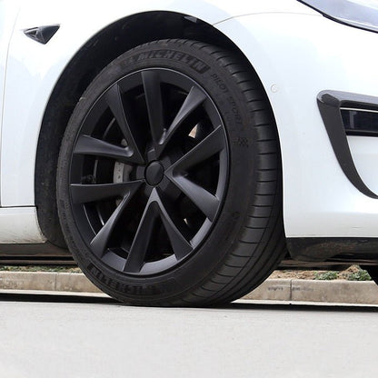 TESERY 18″ Wheel Caps S Plaid Style for Tesla Model 3 (4PCS)