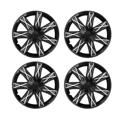 19" Double Star ABS Wheel Covers for Model Y Gemini | 4-Piece Set | Aerodynamic | Weather-Resistant