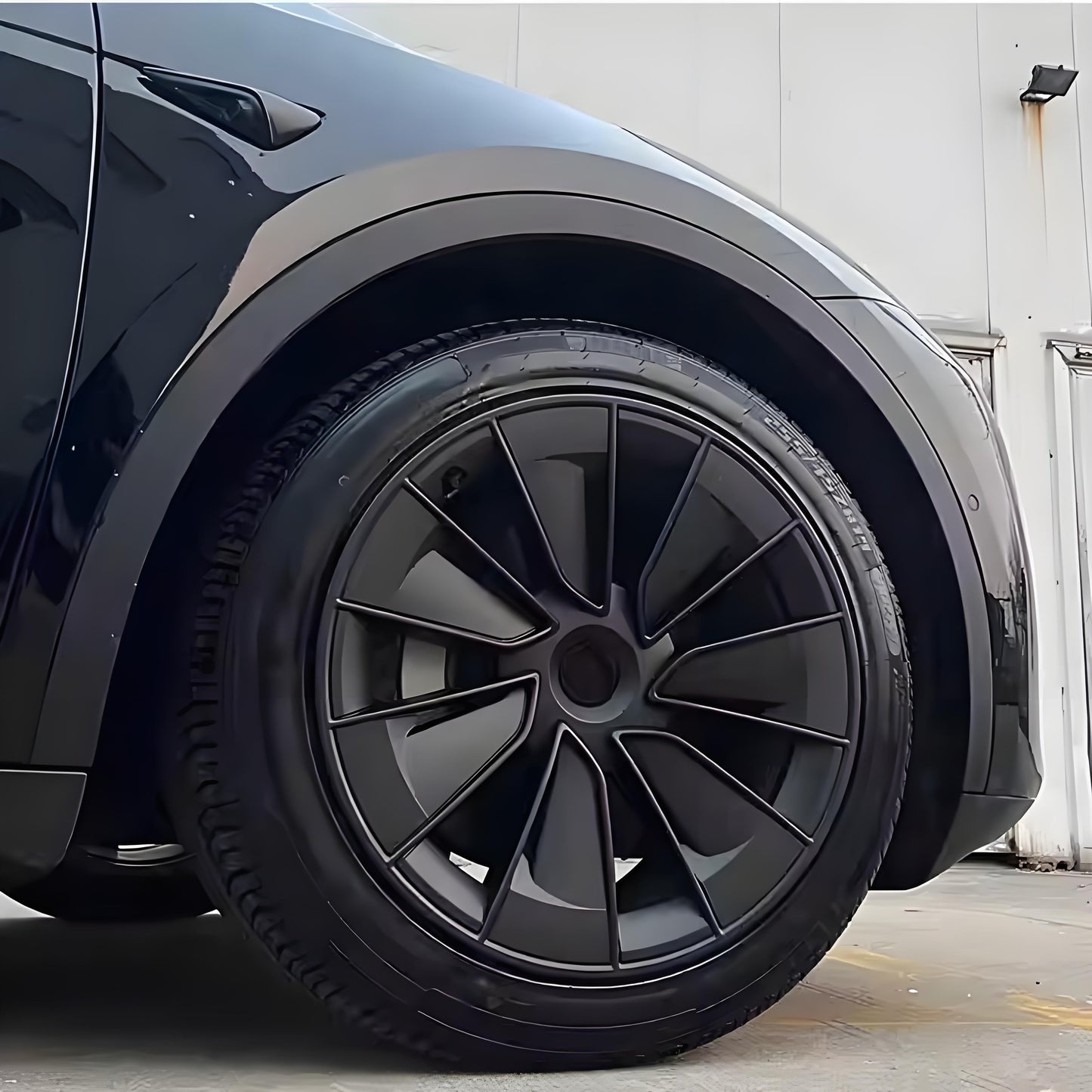 19" Gemini Performance-Style ABS Wheel Hubcaps for Model Y | 4-Piece Set | 5 Colors | 2 Styles | Tool-Free Install