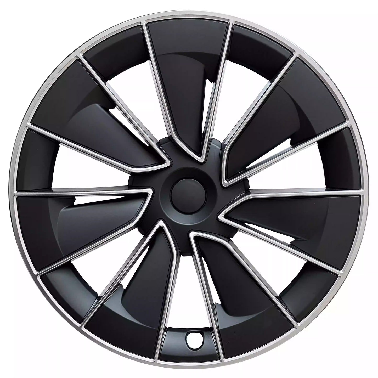 19" Gemini Performance-Style ABS Wheel Hubcaps for Model Y | 4-Piece Set | 5 Colors | 2 Styles | Tool-Free Install