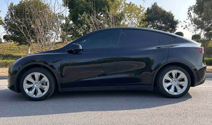 19" Gemini Performance-Style ABS Wheel Hubcaps for Model Y | 4-Piece Set | 5 Colors | 2 Styles | Tool-Free Install