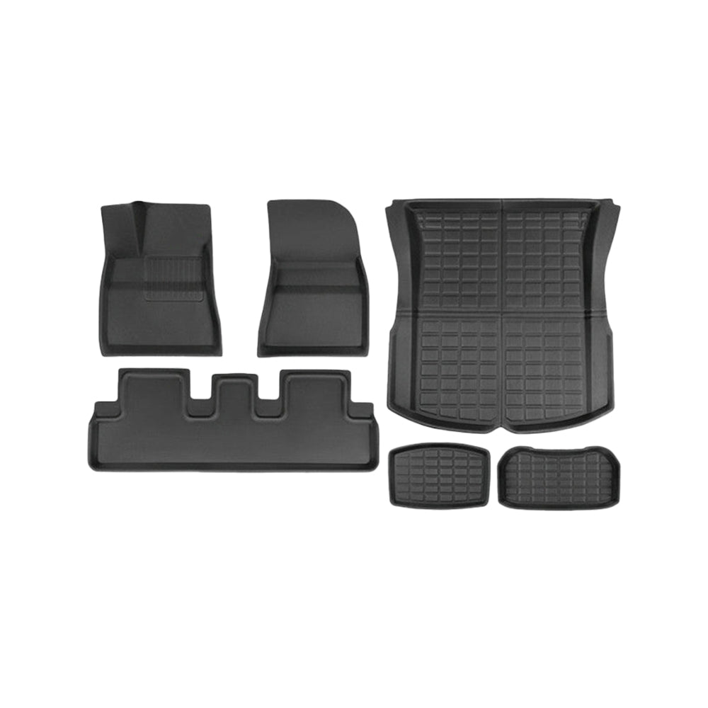 TESERY All Weather 3D Floor Mats for Tesla Model Y & Model 3 Highland
