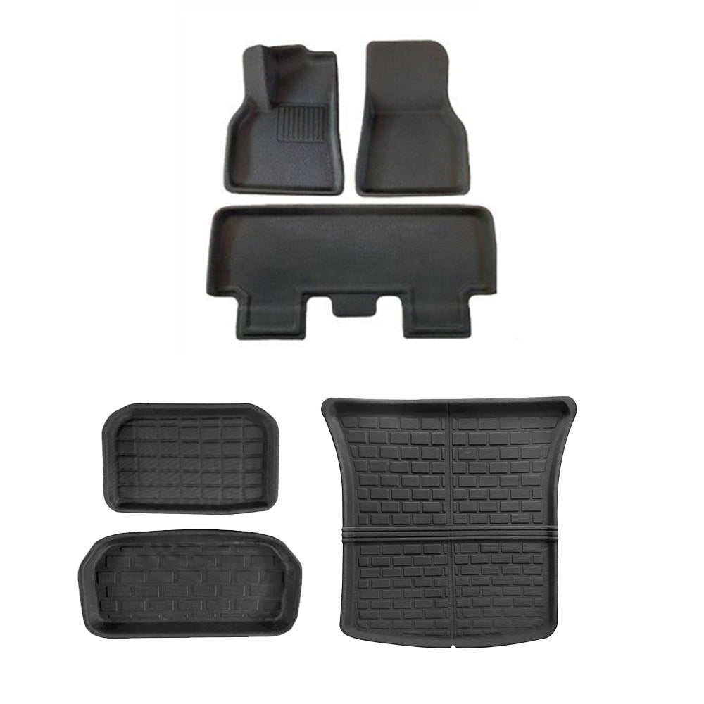 TESERY All Weather 3D Floor Mats for Tesla Model Y & Model 3 Highland