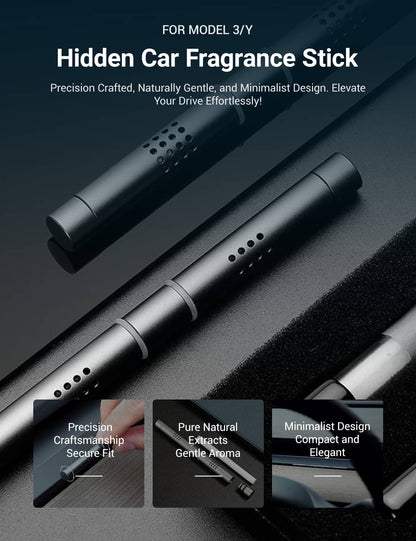 TESERY Air Freshener Fragrance Stick for Model 3 Highland & Model Y Juniper