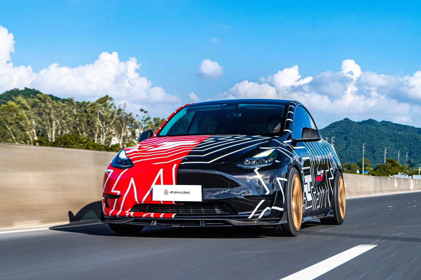 TESERY Carbon Fiber Front Lip for Tesla Model Y
