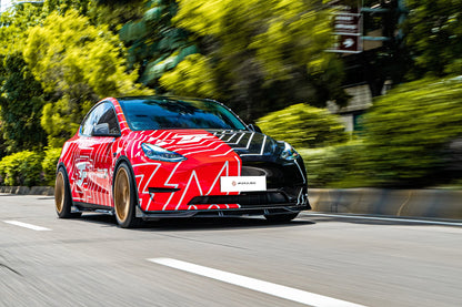 TESERY Carbon Fiber Front Lip for Tesla Model Y