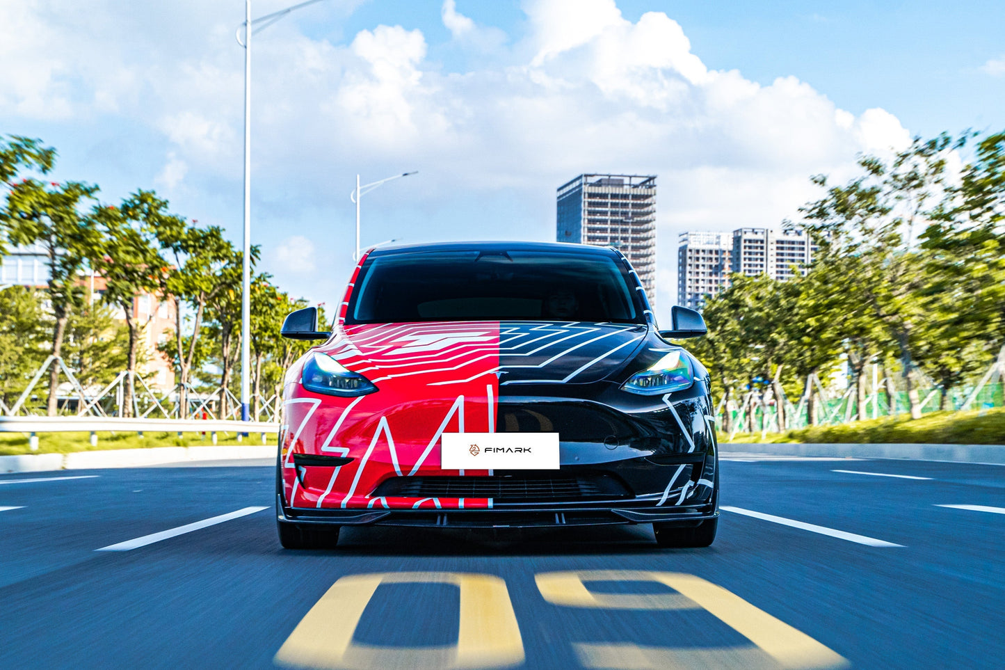 TESERY Carbon Fiber Front Lip for Tesla Model Y